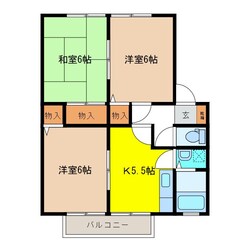 サンビレッジ大豆島Ａ棟の物件間取画像